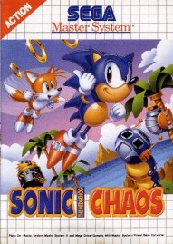 Caratula de Sonic Chaos para Sega Master System