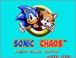 Pantallazo de Sonic Chaos para Sega Master System