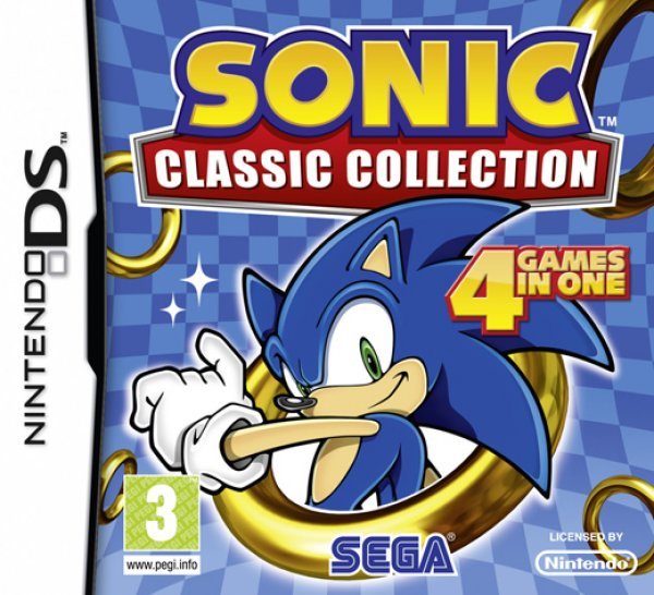 Caratula de Sonic Classic Collection para Nintendo DS