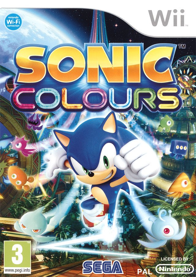 Caratula de Sonic Colours para Wii