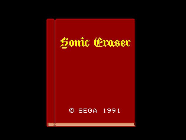Pantallazo de Sonic Eraser para Sega Megadrive