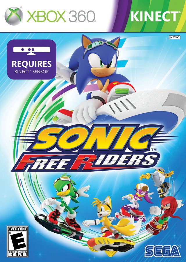 Caratula de Sonic Free Riders para Xbox 360