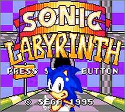 Pantallazo de Sonic Labyrinth para Gamegear
