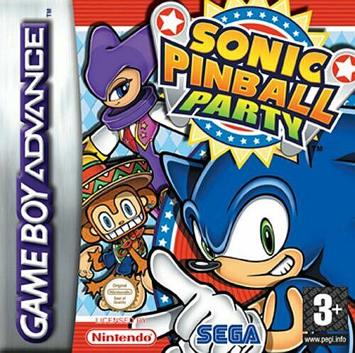 Caratula de Sonic Pinball Party para Game Boy Advance