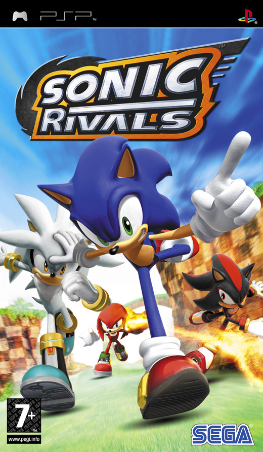 Caratula de Sonic Rivals para PSP
