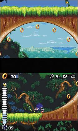 Pantallazo de Sonic Rush para Nintendo DS