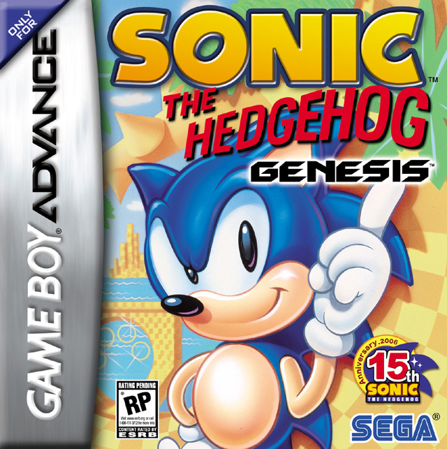 Caratula de Sonic The Hedgehog Genesis para Game Boy Advance