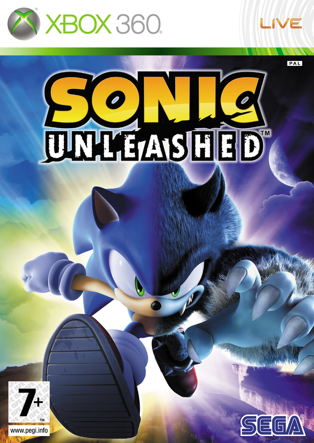 Caratula de Sonic Unleashed para Xbox 360