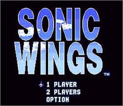 Pantallazo de Sonic Wings (Japonés) para Super Nintendo