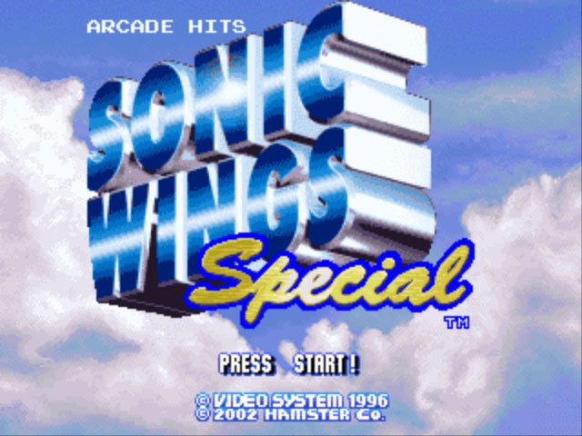 Pantallazo de Sonic Wings Special para PlayStation