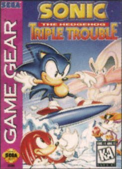 Caratula de Sonic the Hedgehog: Triple Trouble para Gamegear