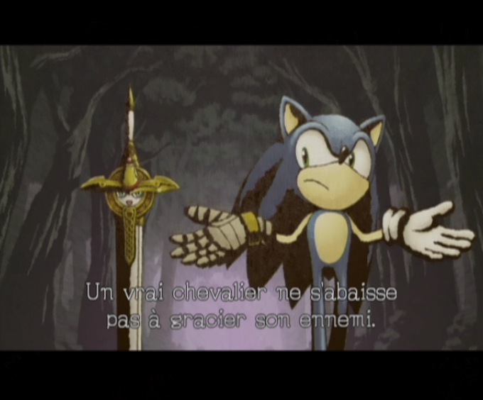 Pantallazo de Sonic y el Caballero Negro para Wii