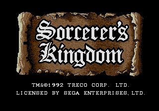Pantallazo de Sorcerer's Kingdom para Sega Megadrive