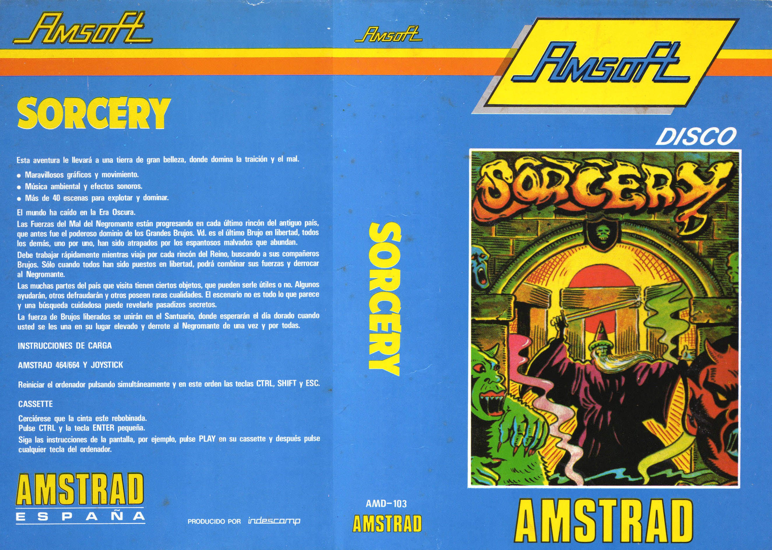 Caratula de Sorcery para Amstrad CPC