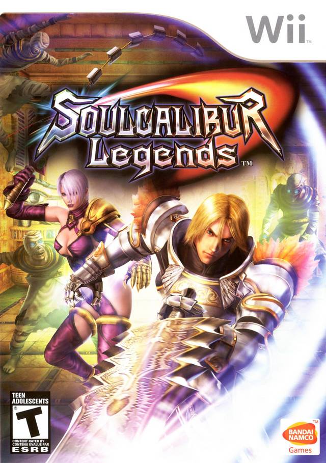 Caratula de SoulCalibur Legends para Wii