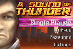 Pantallazo de Sound of Thunder, A para Game Boy Advance