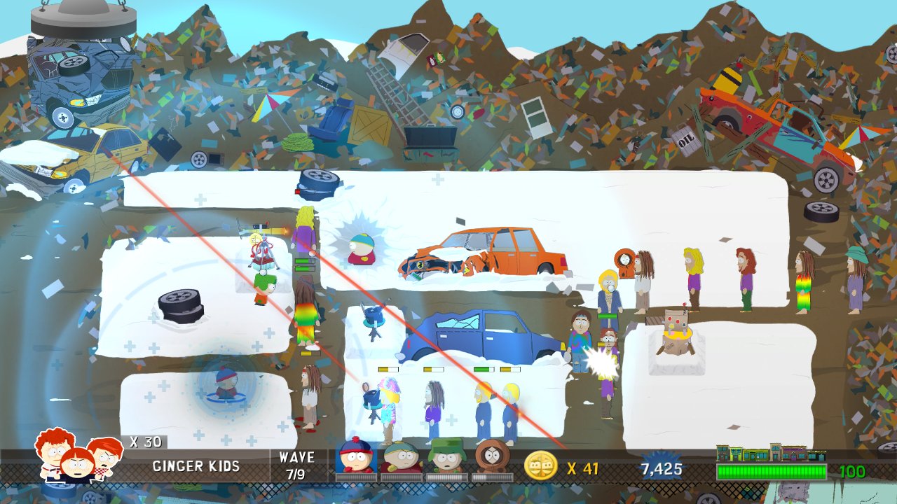Pantallazo de South Park: Lets Go Tower Defense Play! (Xbox Live Arcade) para Xbox 360