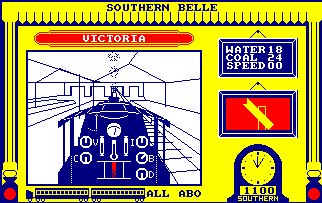 Pantallazo de Southern Belle para Amstrad CPC