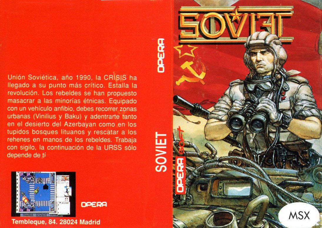 Caratula de Soviet para MSX
