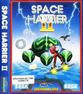 Caratula de Space Harrier 2 para Spectrum