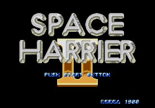 Pantallazo de Space Harrier II para Sega Megadrive