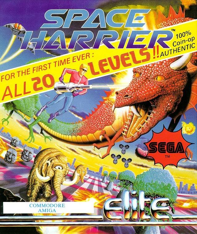 Caratula de Space Harrier para Amiga