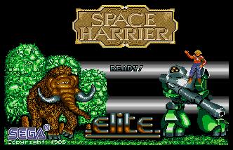 Pantallazo de Space Harrier para Atari ST