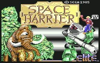 Pantallazo de Space Harrier para Commodore 64