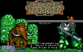 Pantallazo de Space Harrier para PC