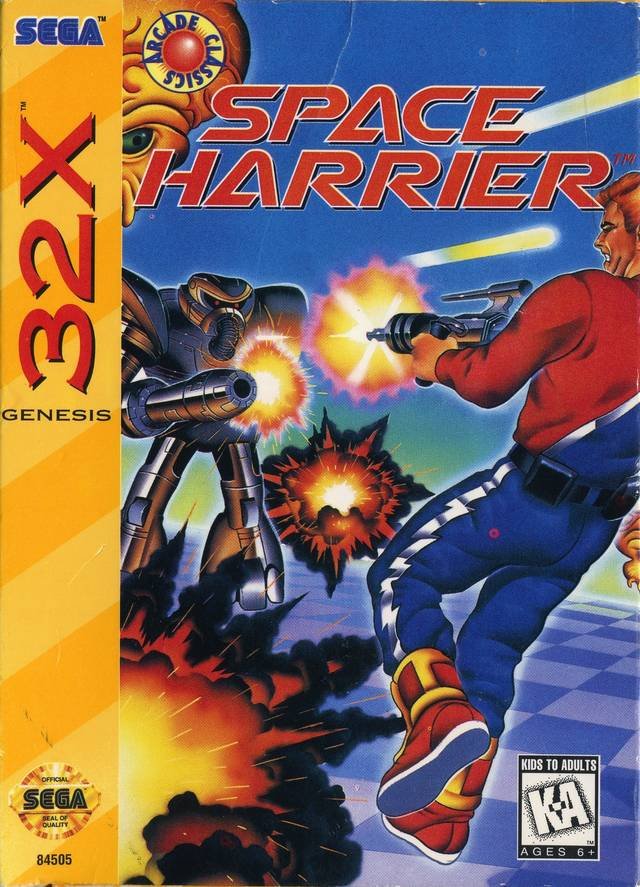 Caratula de Space Harrier para Sega 32x