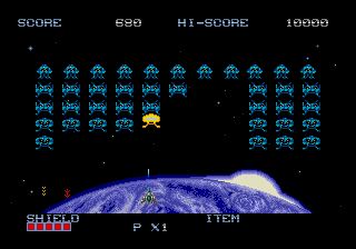Pantallazo de Space Invaders '91 para Sega Megadrive