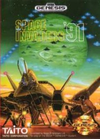Caratula de Space Invaders '91 para Sega Megadrive