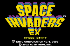Pantallazo de Space Invaders EX (Japonés) para Game Boy Advance