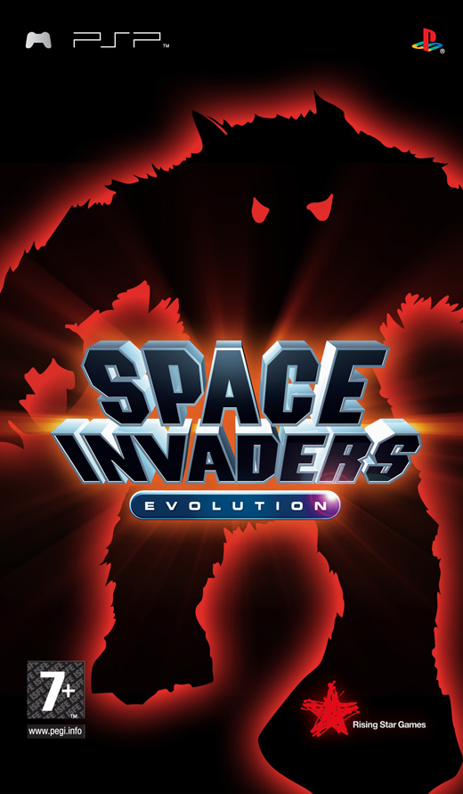 Caratula de Space Invaders Evolution para PSP