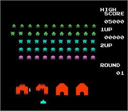 Pantallazo de Space Invaders para Nintendo (NES)