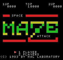 Pantallazo de Space Maze Attack para MSX