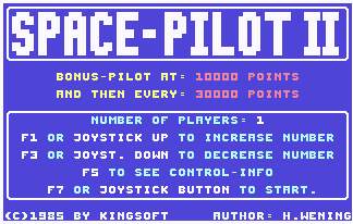 Pantallazo de Space Pilot 2 para Commodore 64