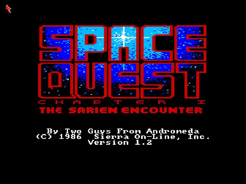 Pantallazo de Space Quest: Chapter I - The Sarien Encounter para Amiga