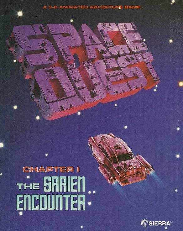 Caratula de Space Quest: Chapter I - The Sarien Encounter para Amiga
