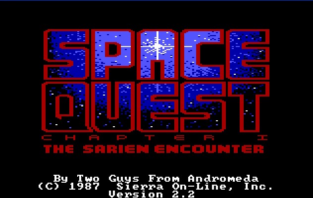 Pantallazo de Space Quest 1: EGA para PC