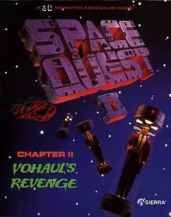 Caratula de Space Quest II: Chapter II - Vohaul's Revenge para Amiga