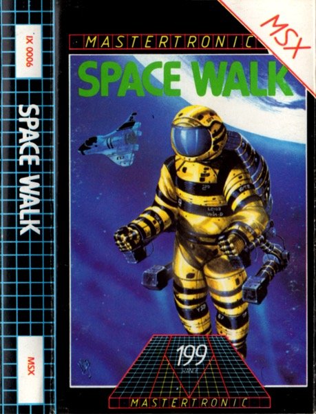 Caratula de Space Walk para MSX