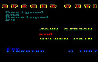 Pantallazo de Spaced Out!, Firebird para Amstrad CPC