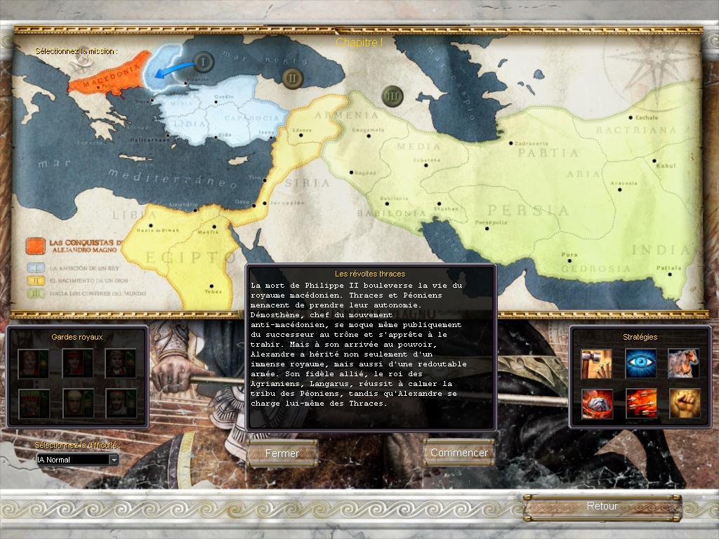 Pantallazo de Sparta II: Las Conquistas de Alejandro Magno para PC