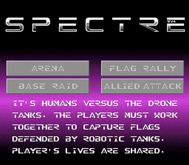 Pantallazo de Spectre para Super Nintendo