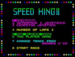 Pantallazo de Speed King 2 para Spectrum