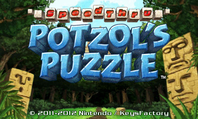 Pantallazo de SpeedThru: Potzols Puzzle para Nintendo 3DS