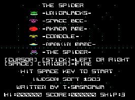 Pantallazo de Spider, The para MSX