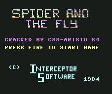 Pantallazo de Spider and the Fly para Commodore 64