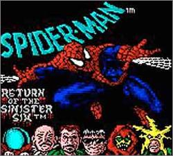 Pantallazo de Spider-Man: Return of the Sinister Six para Gamegear